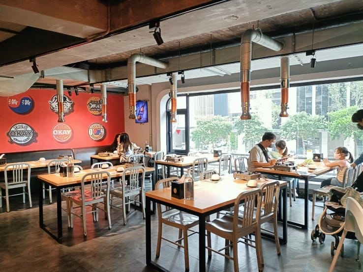 台北中山區美食|OKAY 韓飽飽銅盤烤肉．韓國料理吃到飽!內