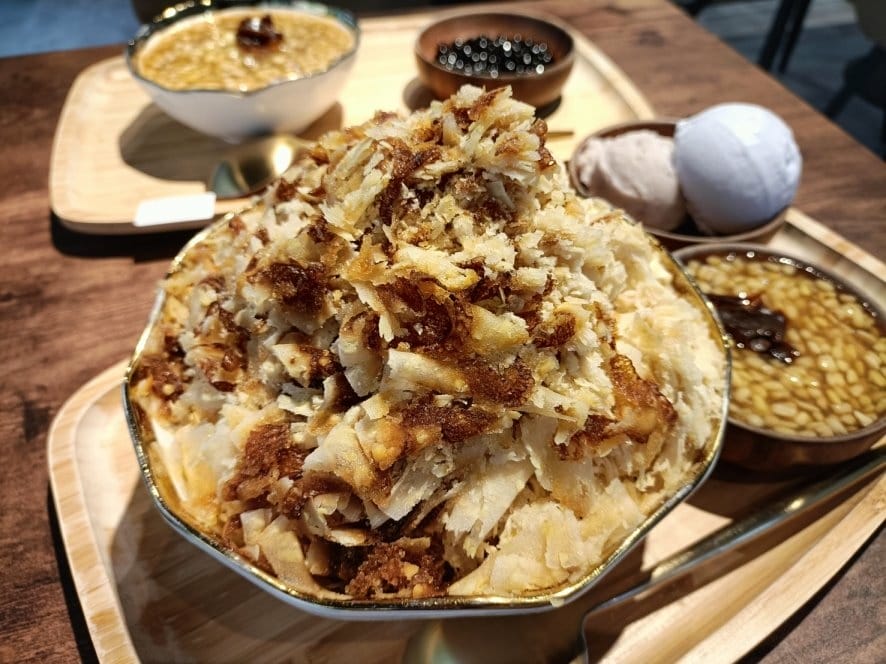 台北車站甜品|綠豆蒜製研所。來自南部獨有口味的甜品