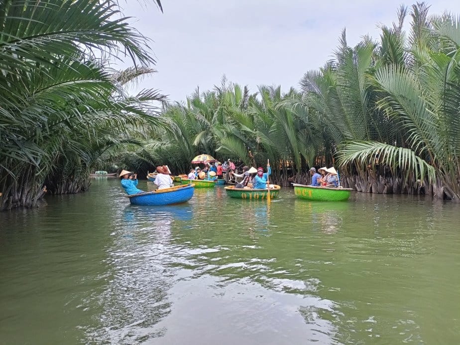2024越南峴港|迦南島椰林搭竹桶船