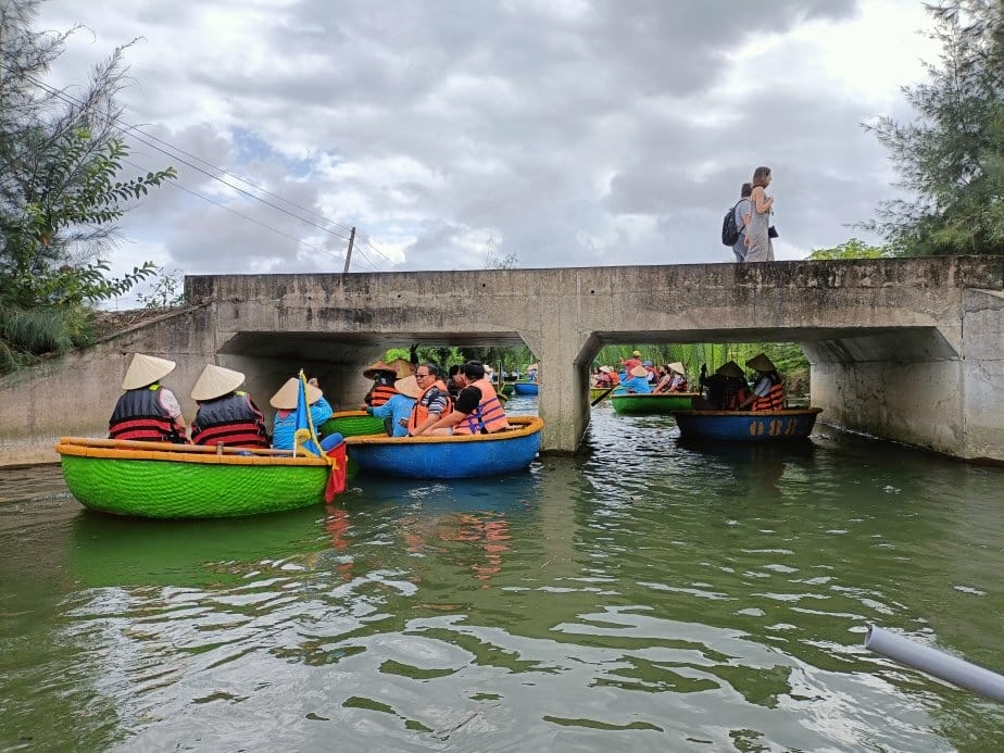 2024越南峴港|迦南島椰林搭竹桶船