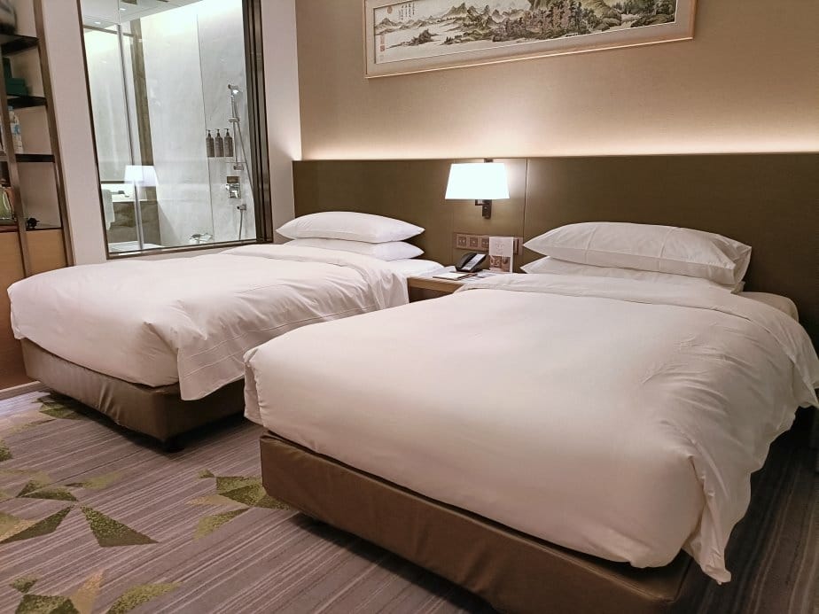 2024香港澳門|香港東涌世茂喜來登酒店。雙床海景房~浴室水 2024香港澳門|香港東涌世茂喜來登酒店。雙床海景房~浴室水