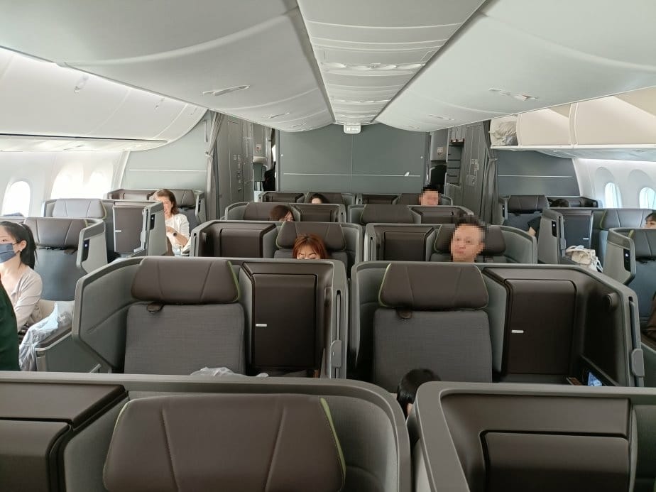 長榮航空787-10商務艙