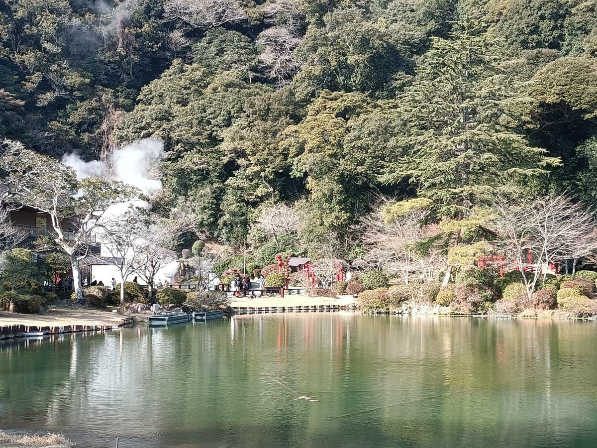 2025九州自由行|別府地獄之旅~海地獄、鬼石坊主地獄，奇特