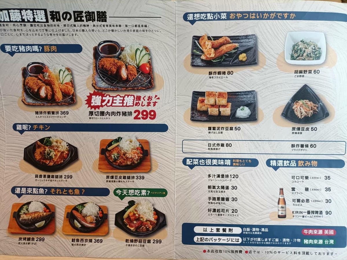 台北中山區美食|加藤食堂和牛漢堡排專賣。70%日本和牛搭配上