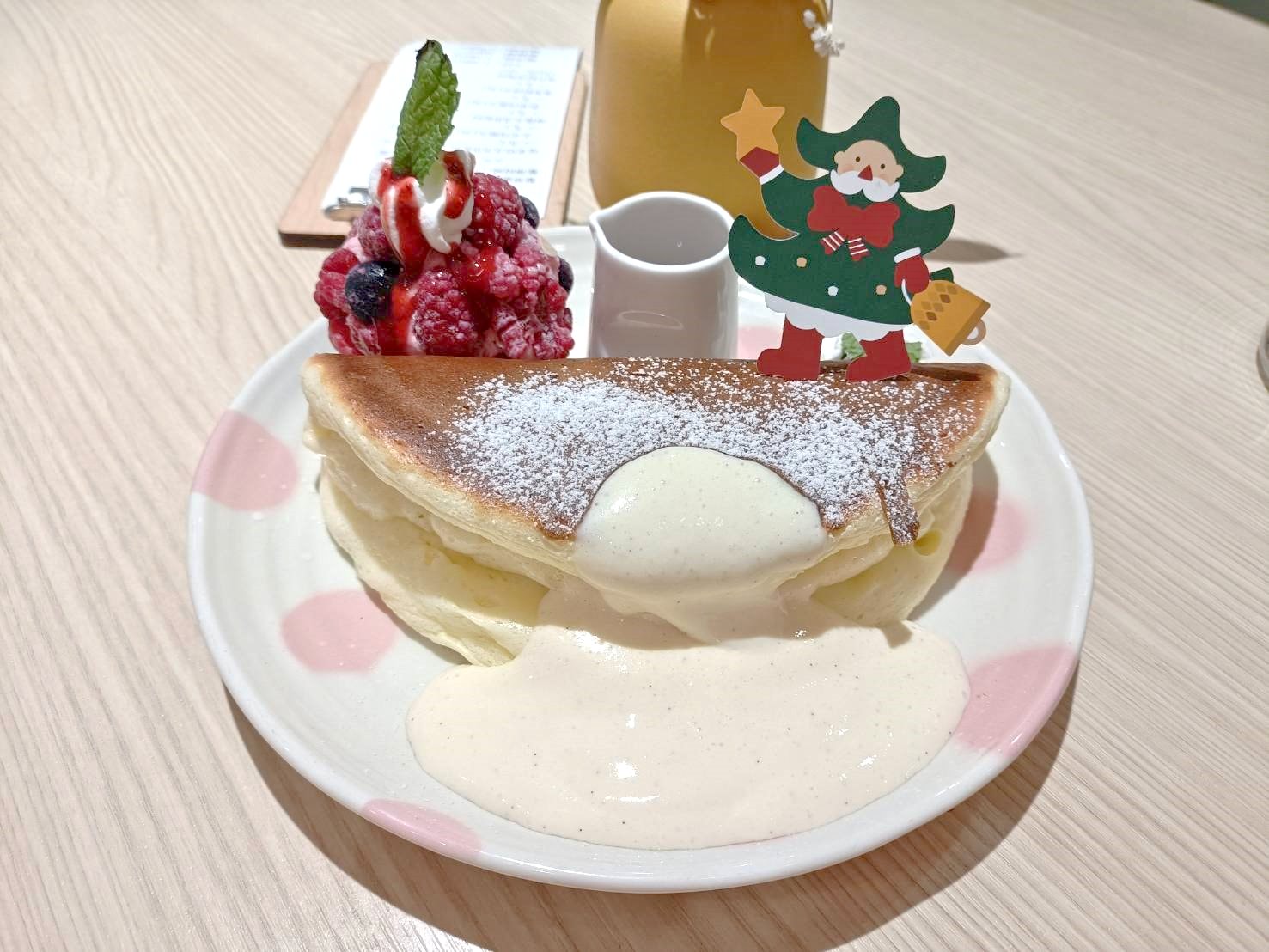 新竹甜點|woosa洋食パンケーキ 屋莎洋食鬆餅屋-新竹巨城店。像雲朵般澎鬆的鬆餅~軟呼、軟呼的!