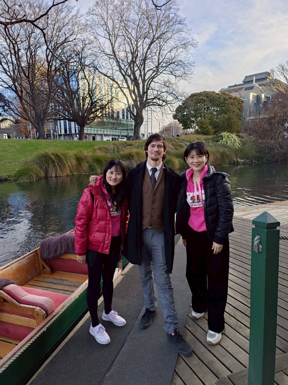 2025紐西蘭|基督城雅芳河撐篙船 Punting On The Avon、植物園 Botanic Gardens、紙教堂 Cardboard Cathedral