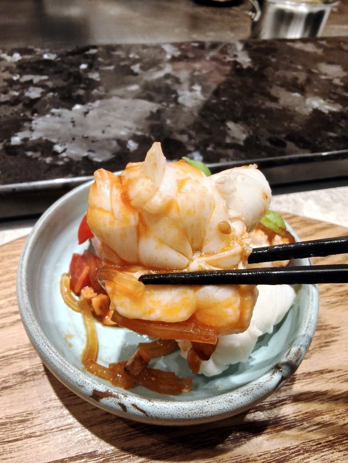 板橋美食|初魚鐵板料亭 -板橋大遠百店。無菜單鐵板料理1880元+10%，須事先訂位付全款!
