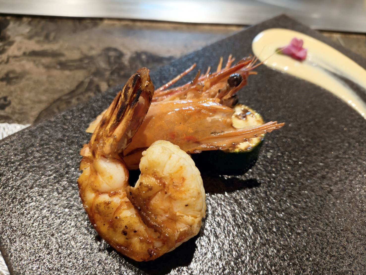 桃園美食|一鰭會無菜單鐵板燒料理。午餐套餐1人1580元+10%享9道佳餚