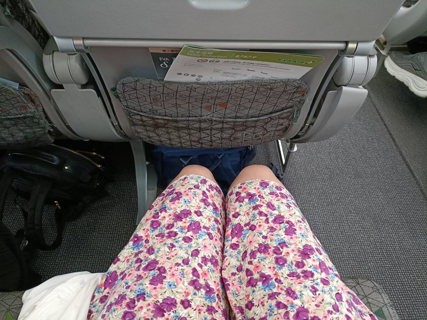 澳門|長榮航空波音787-9 經濟艙，BR801班次台北飛澳門。