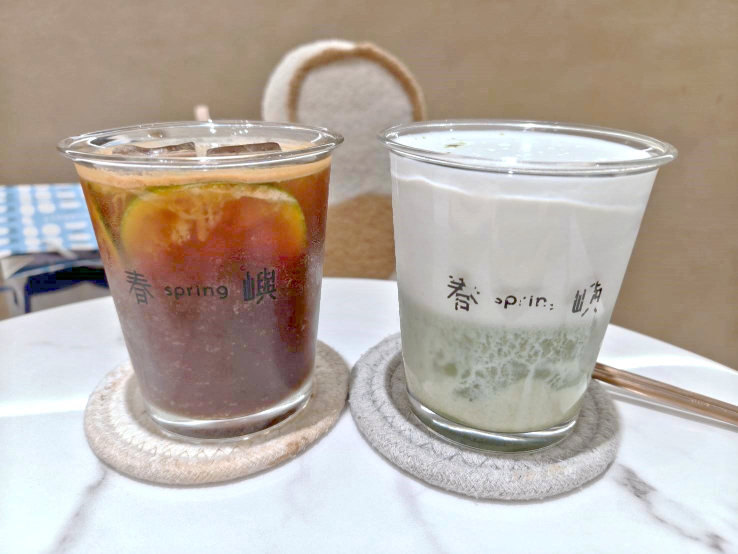 台北信義區甜點|春嶼spring 微風信義店。目前吃過最溼潤、最濃郁滑順的巴斯克蛋糕~會再回訪!